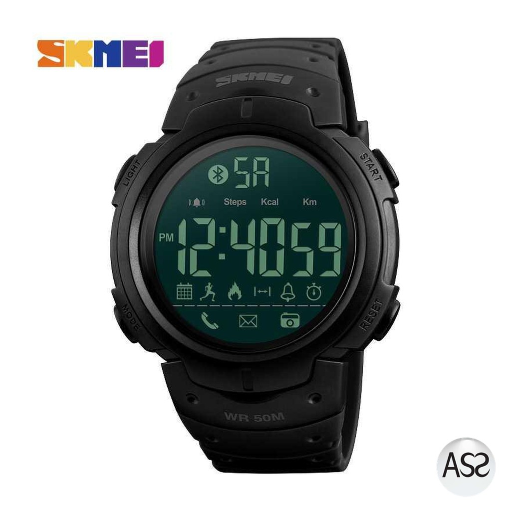 ASS Shop - SKMEI Jam Tangan Olahraga Smartwatch Bluetooth - 1301