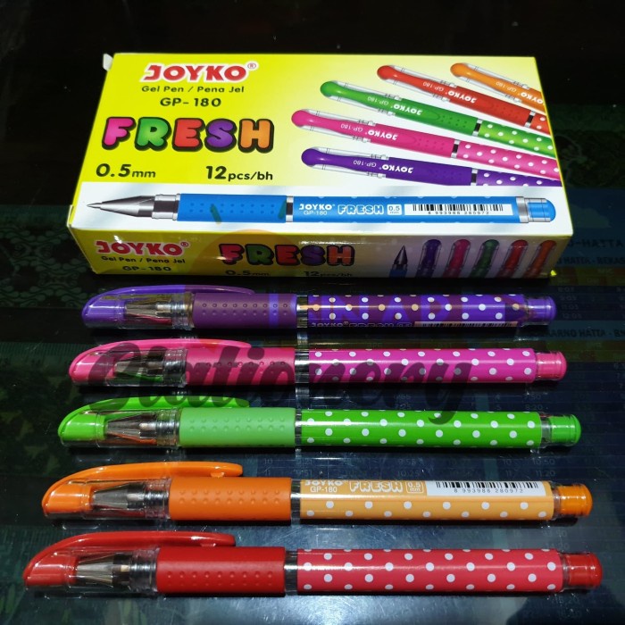 

Hemat Pulpen Fresh Gp 180 Joyko 0.5 Hitam 1Pak Isi 12Pc Hot Sale