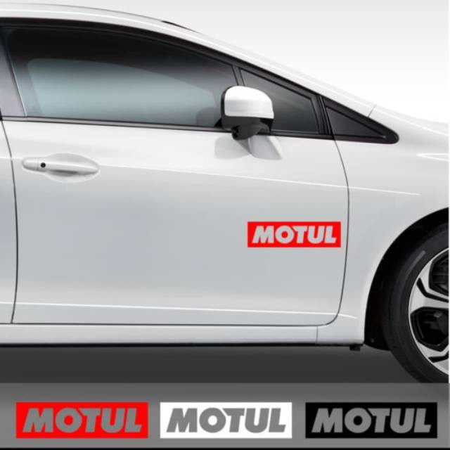 Sticker Mobil Model Logo Motul Cutting Stiker Mobil