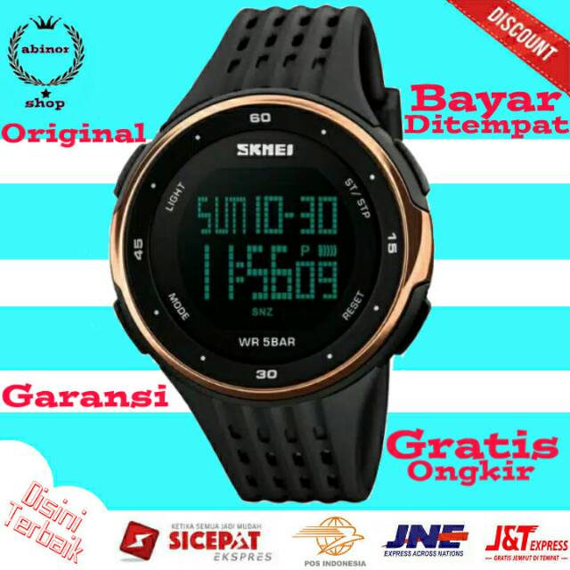 Jam Tangan SKMEI ORIGINAL ORI Pria wanita casual anti air terbaru digital sprot automatic Lucu JA 22