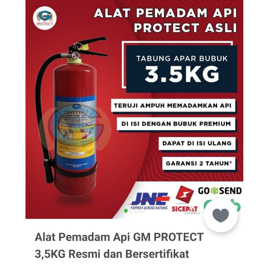 Jual Tabung APAR 3.5kg PROTECT - Fire Extinguisher - Alat Pemadam Api ...