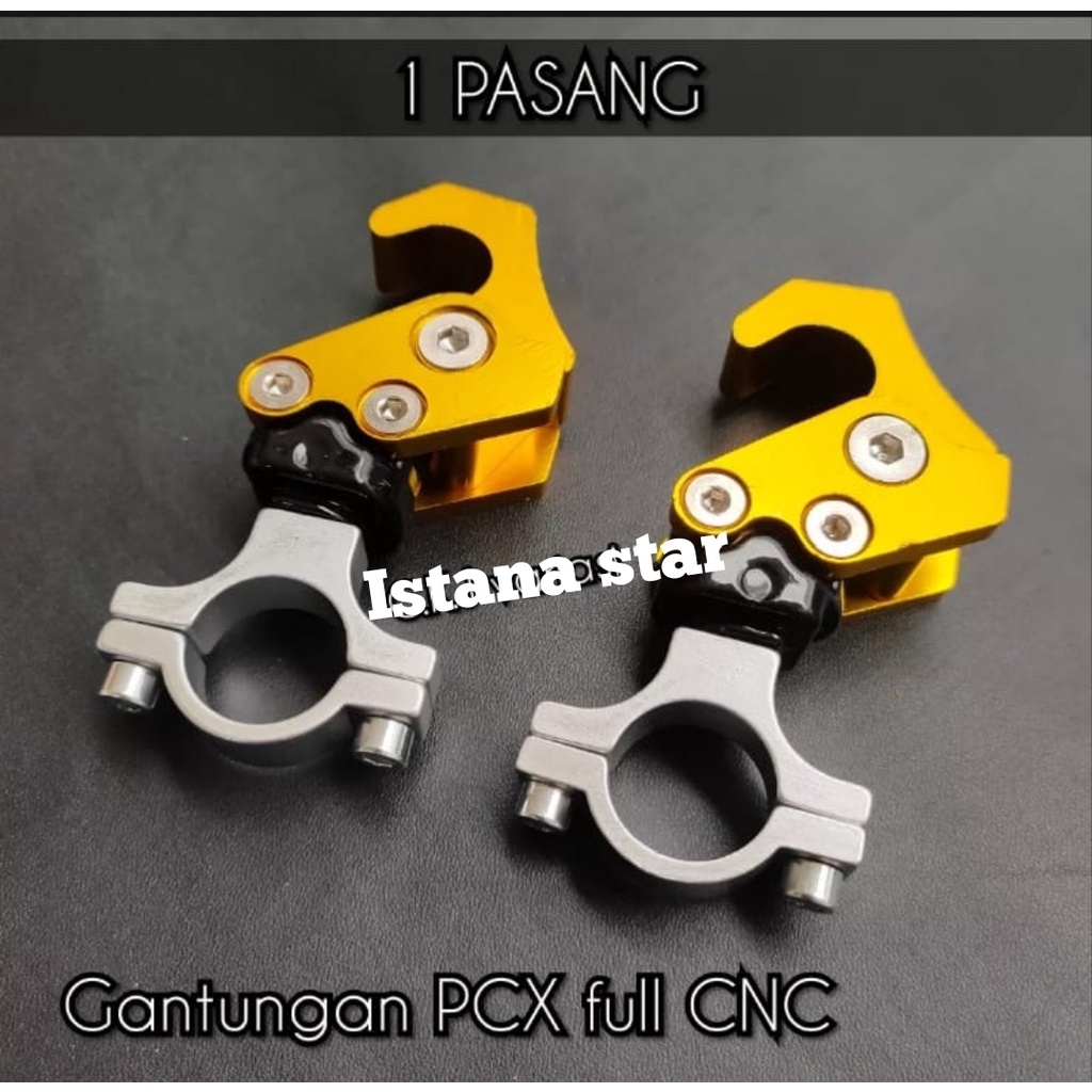 paket 2 pcs gantungan barang honda pcx 150 EMAS