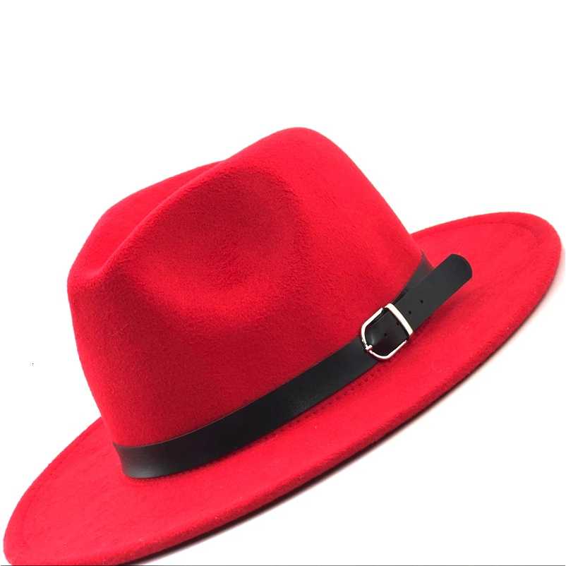 MLNSHP JIANGXIHUITIAN Topi Laken Jazz Vintage Fedora - FS-219