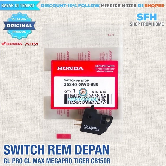 Switch Rem Depan Honda New Megapro Monoshoc Mp Mono Mega Pro Injection Top
