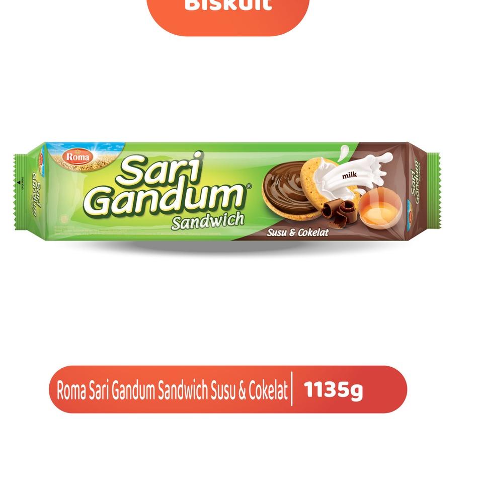 

✪BIG SALE✪ Roma Sari Gandum Coklat 115 gr