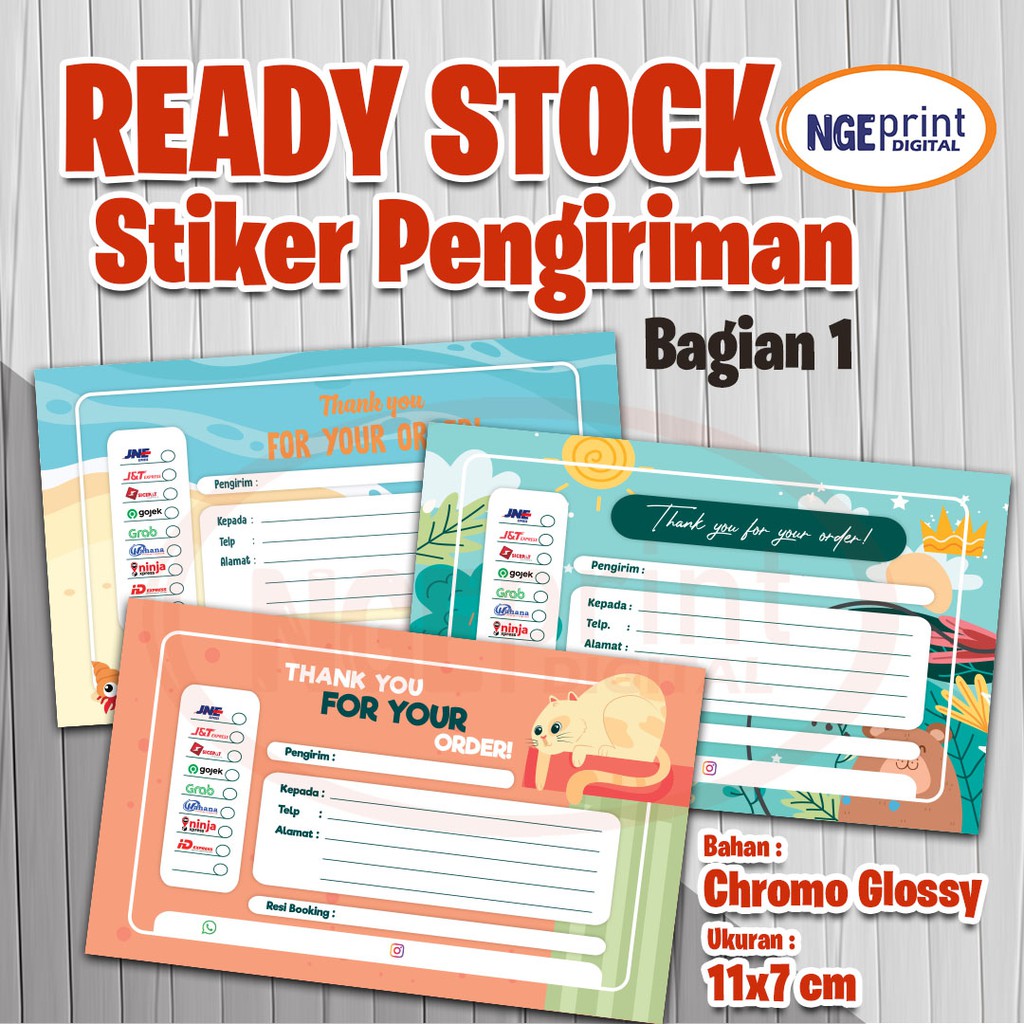 

STIKER PENGIRIMAN / STIKER PENGIRIMAN ONLINE SHOP / STIKER PENGIRIMAN MURAH READY STOCK PART 1