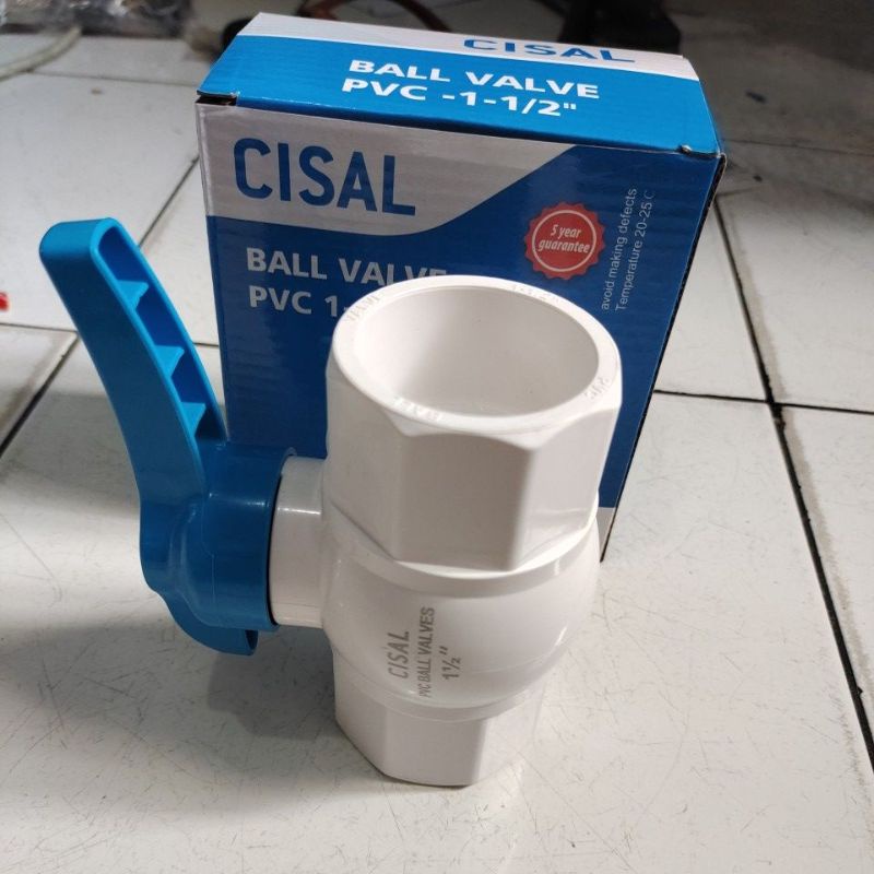 ball Valve PVC 11/2&quot; CISAL / ball Valve PVC 1.5&quot; CISAL