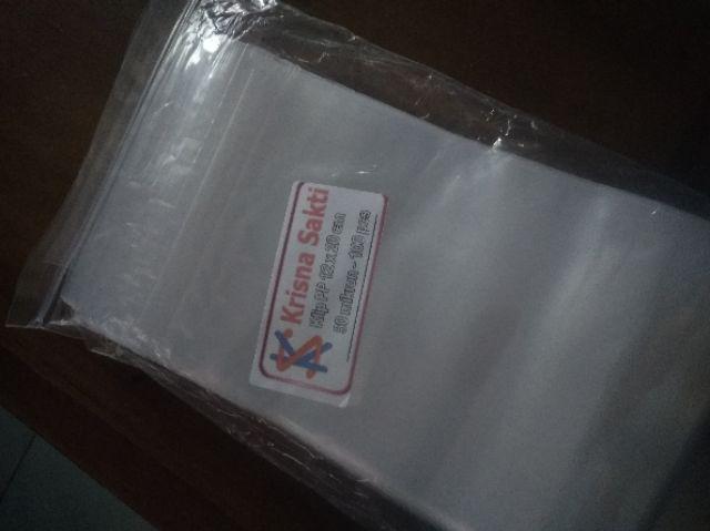 Klip Pp 12x20 50 Micron Plastik Zipper Kemasan Bening Jernih Transparan Polypropylene