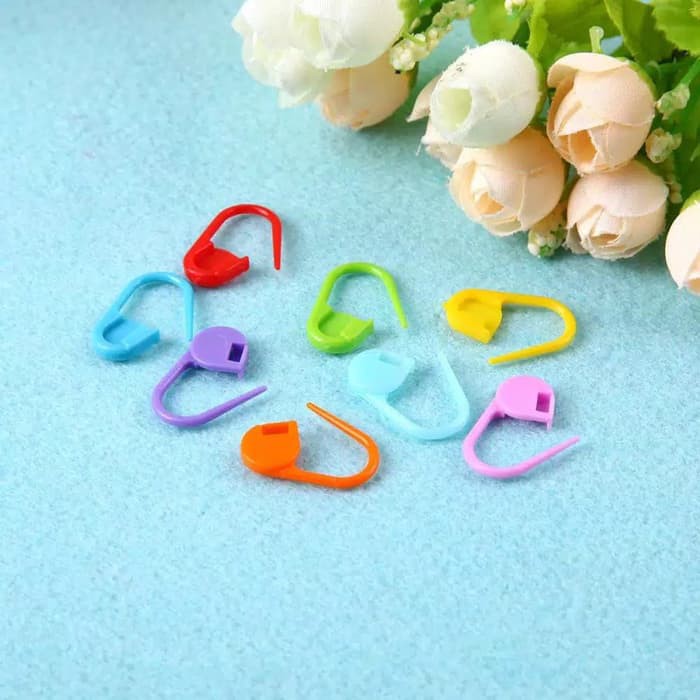 set penanda rajutan stitch marker knitting rajut full warna dan tempat