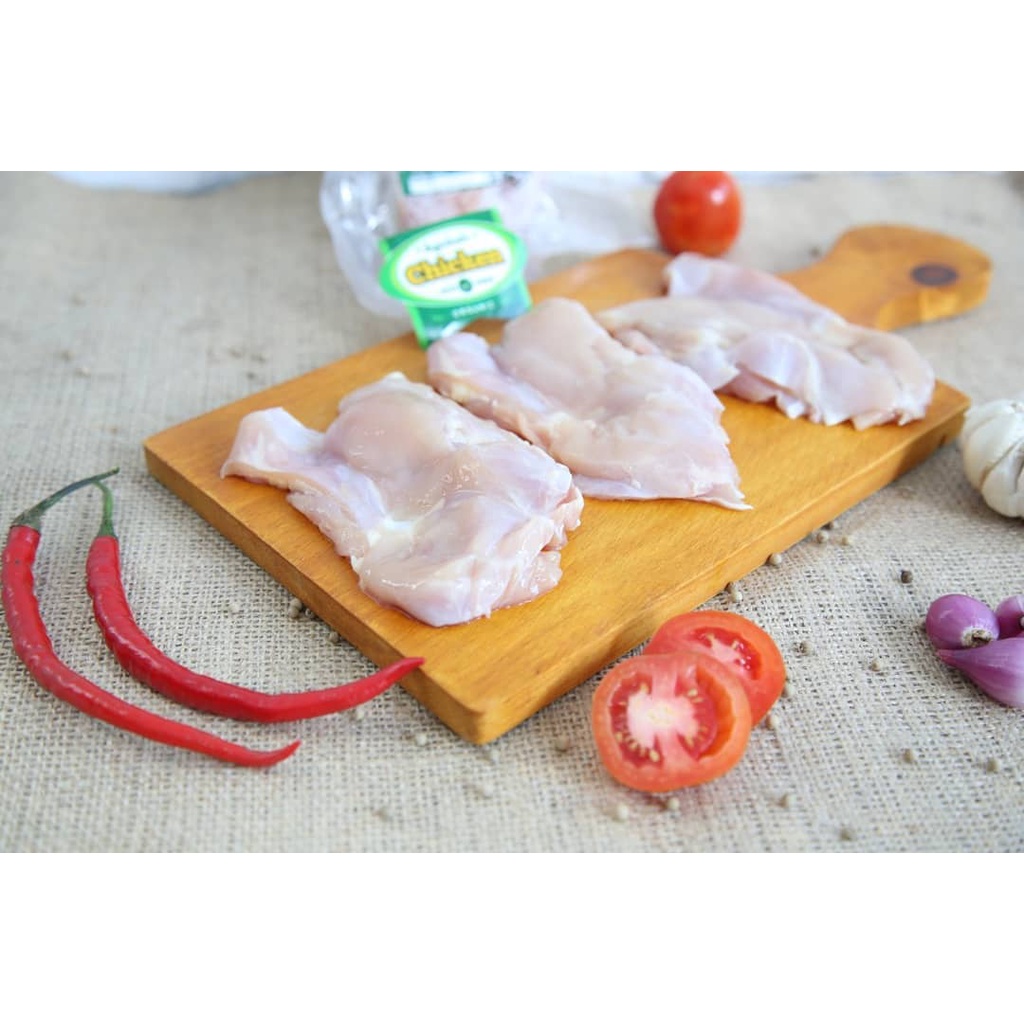 

Ayam Fresh & Frozen (Probiotik & Organik) Fillet Paha 400-500gr