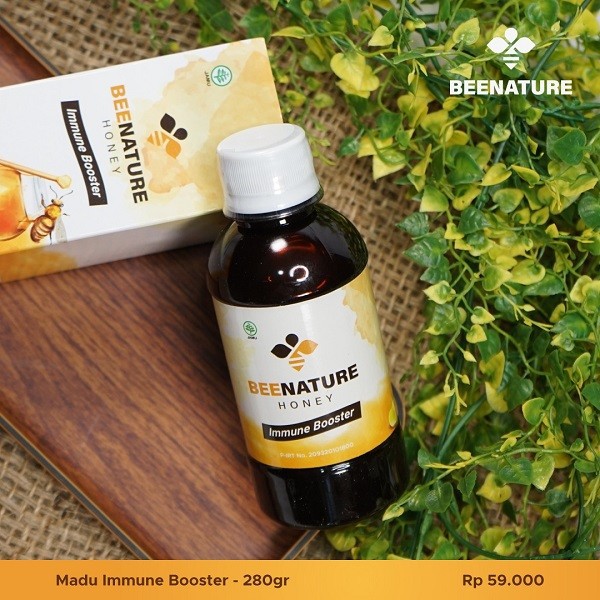 

Madu Immune Booster 280gr Beenature Madu Murni Asli Lebah Raw Honey Pure & Natural