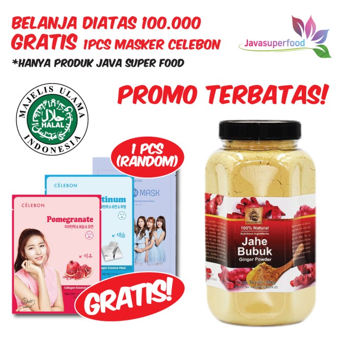 

TRADISIONALMINUMAN- JAHE MERAH BUBUK 350 GRAM -MINUMAN-TRADISIONAL.