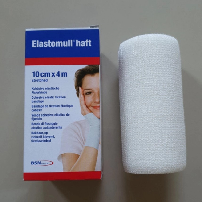 Elastomull Haft 10 cm x 4 cm Elastomul 10x4 Kasa Perban Verban BSN