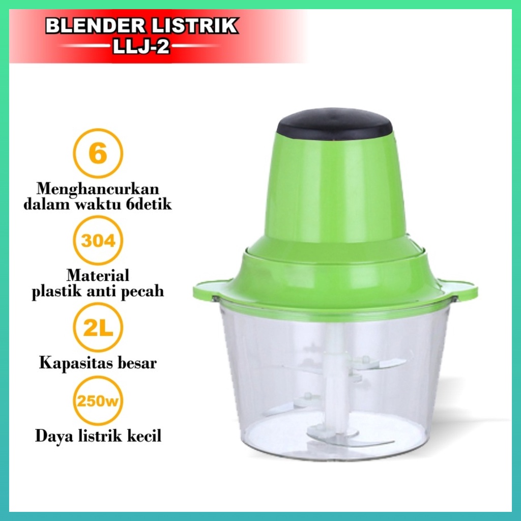 Blender Penggiling Daging Sayuran Meat Mincer Chopper Blender  Blender Pengolah Serbaguna Bahan Plastik Food Processor