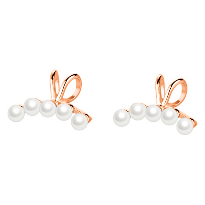 Anting Stud Hias Mutiara Gaya Korea Untuk Wanita