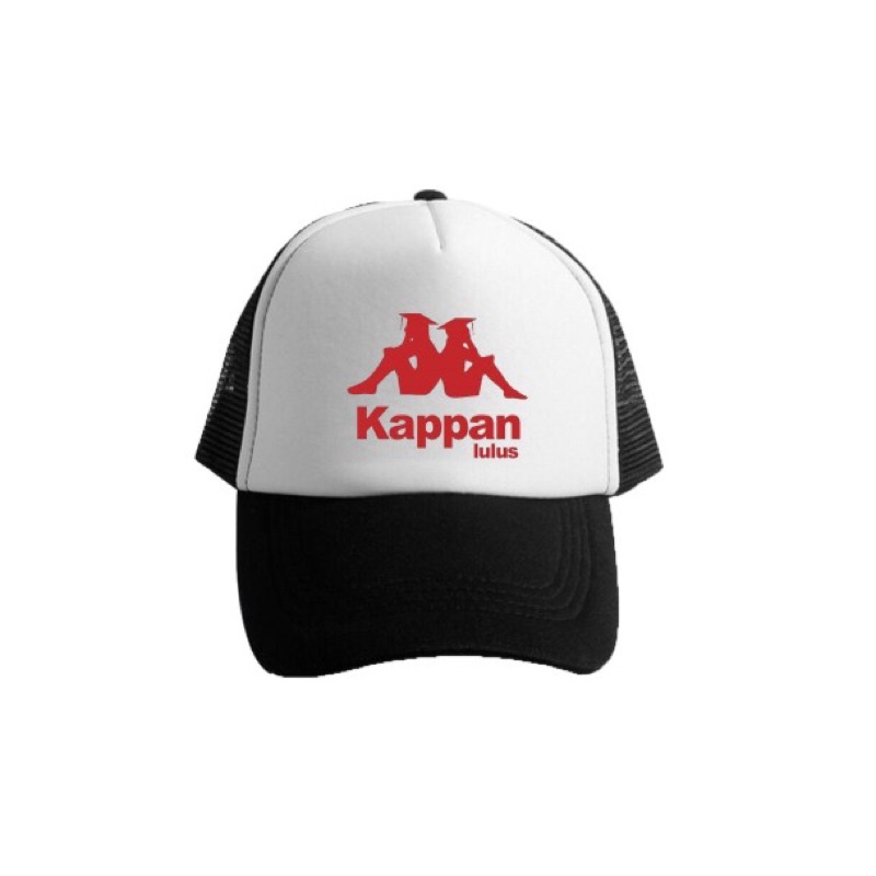 Topi Trucker Kappan Lulus - HITAM PUTIH