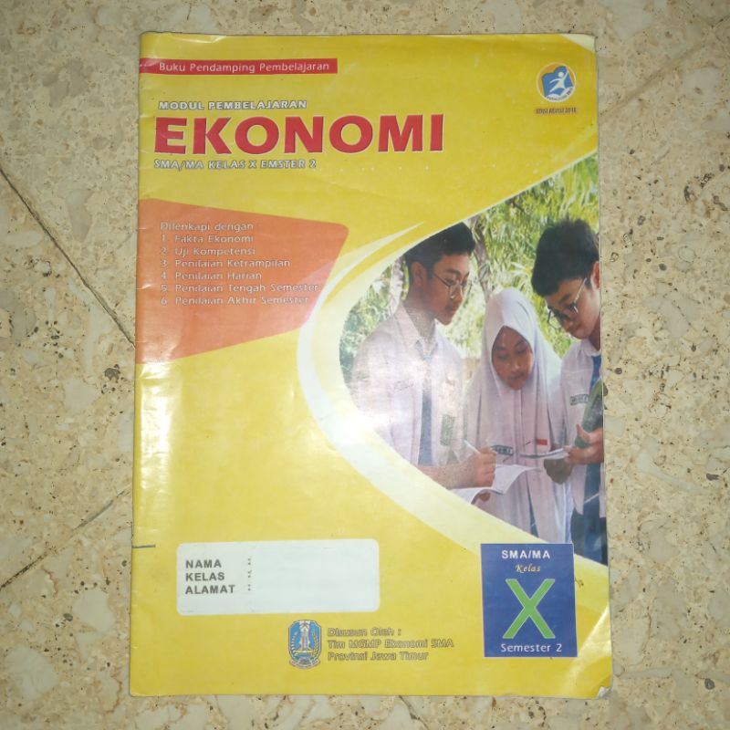 

(PRELOVED) LKS EKONOMI KELAS X KELAS 10 SEMESTER 2 TIM MGMP