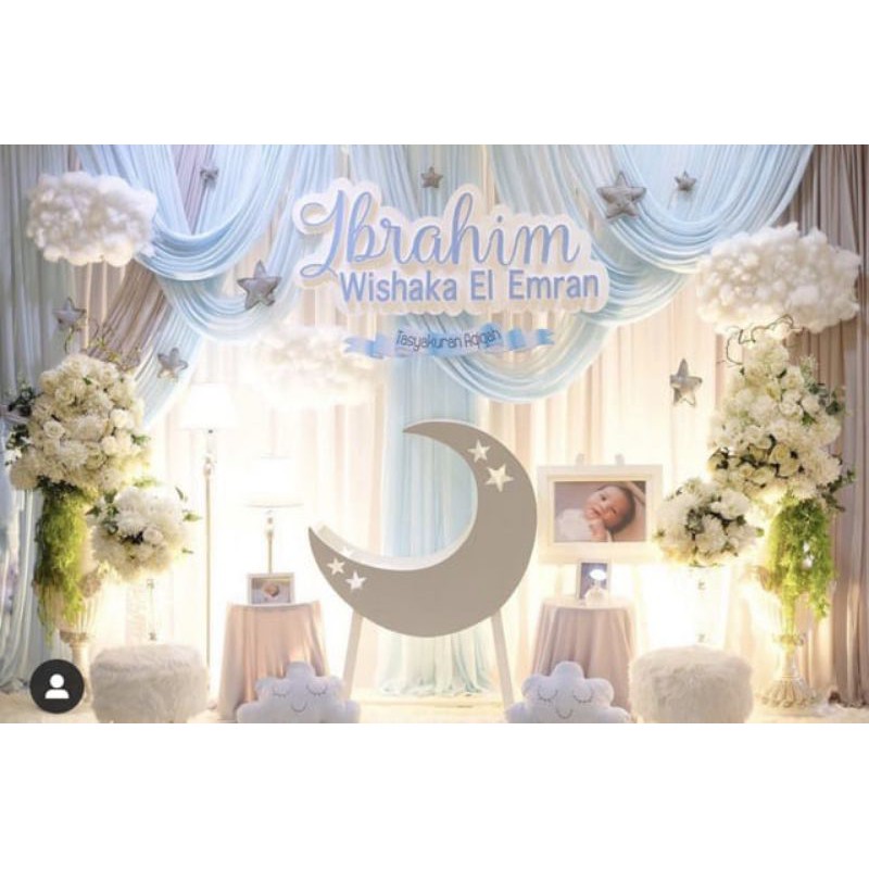 Tempat Tidur Bayi Bulan Sabit || Ayunan Bayi || Aqiqah