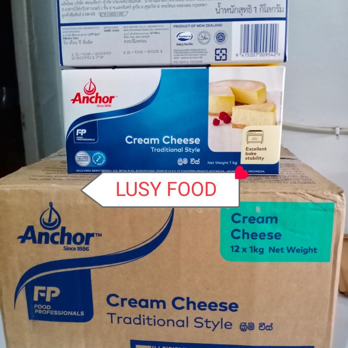 

Anchor Cream cheese 12 pack kemasan pabrik