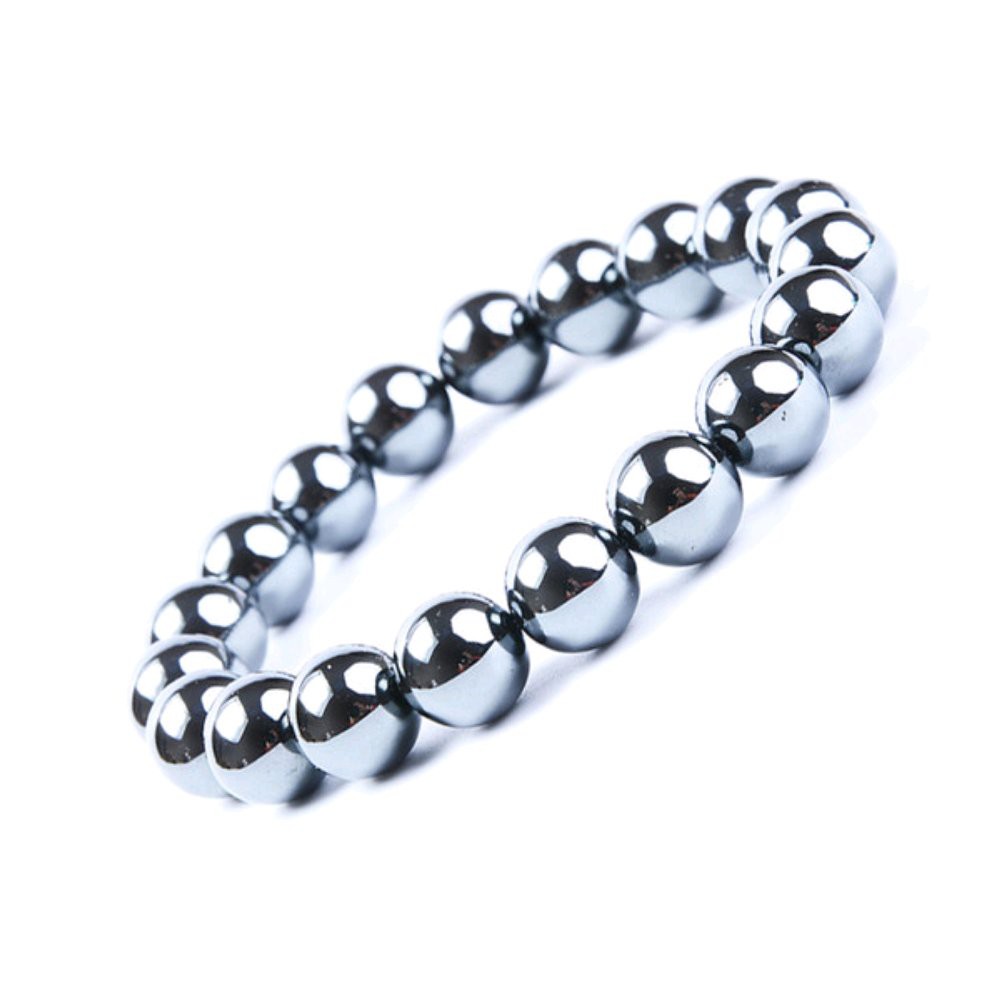 GELANG NATURAL HEMATITE BLUSTIN 10MM