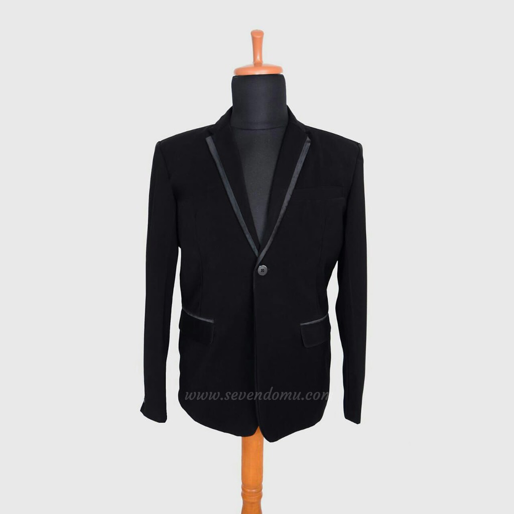 Jas Pria Blazer Jas Pria Pengantin Jas Pria Akad Nikah Jas Pria Terbaru Jas Pria Formal Hitam