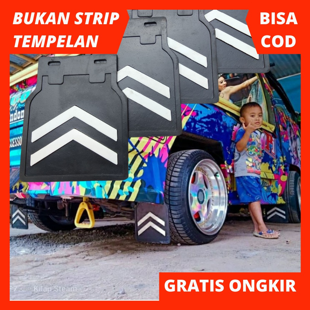 Karpet Lumpur Pick Up Variasi Grand Max Carry / Mudguard Mobil Universal / Cecepet Mobil