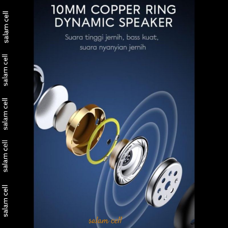 Headset Earphone Vivan Q12 Deep Bass Mega Bass Garansi 1 Tahun