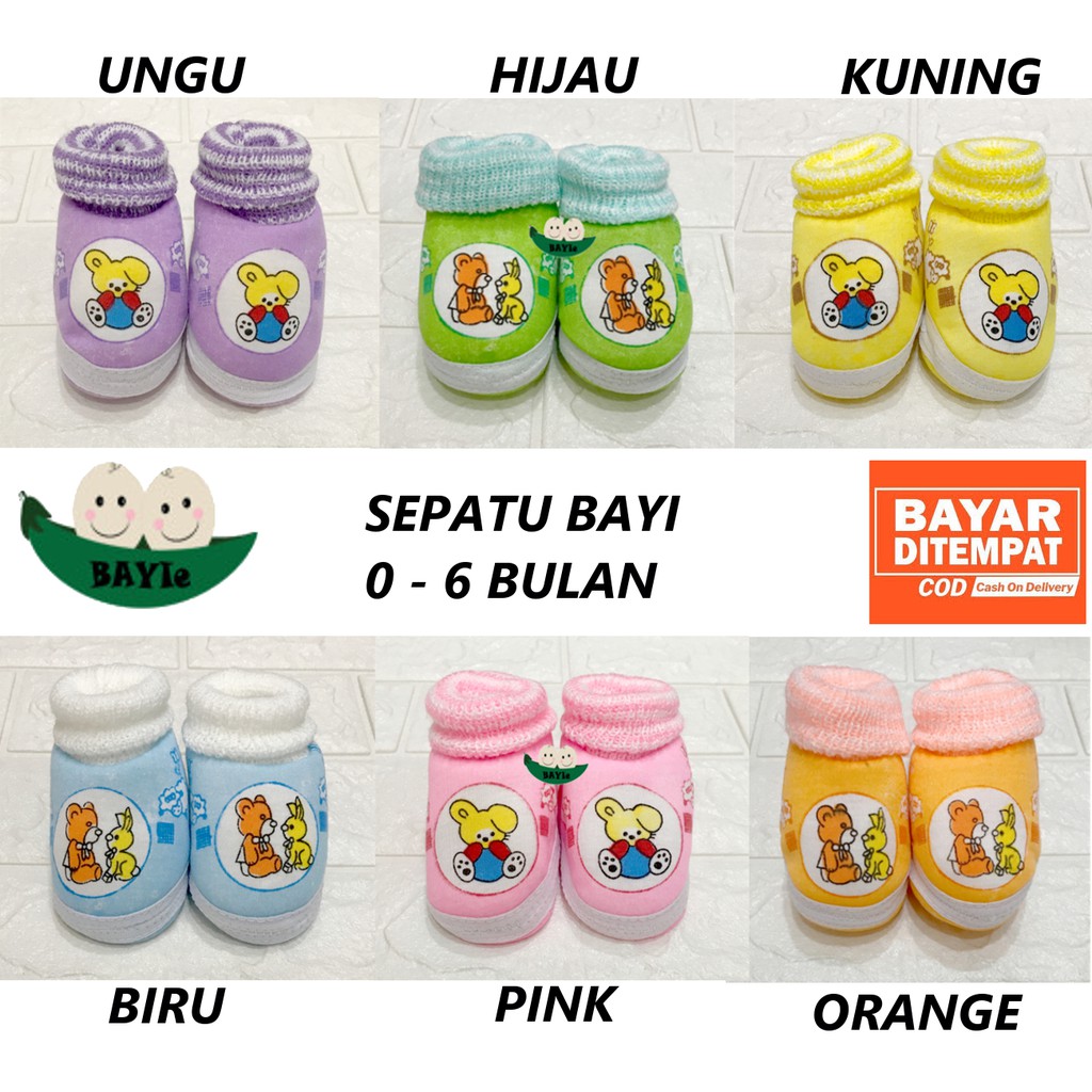 BAYIe -  Sepatu Bayi SABLON Prewalker / New born BOBOKO 0 - 6 bulan