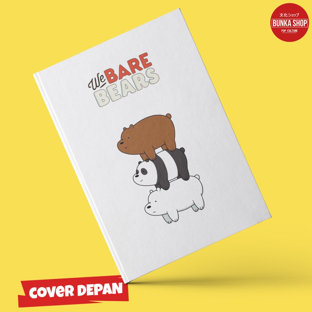 

Note Book Hardcover Film We Bare Bears All Characters Ukuran A5 Buku Tulis Catatan Murah Jurnal Agenda Planner Notebook Gift Couple