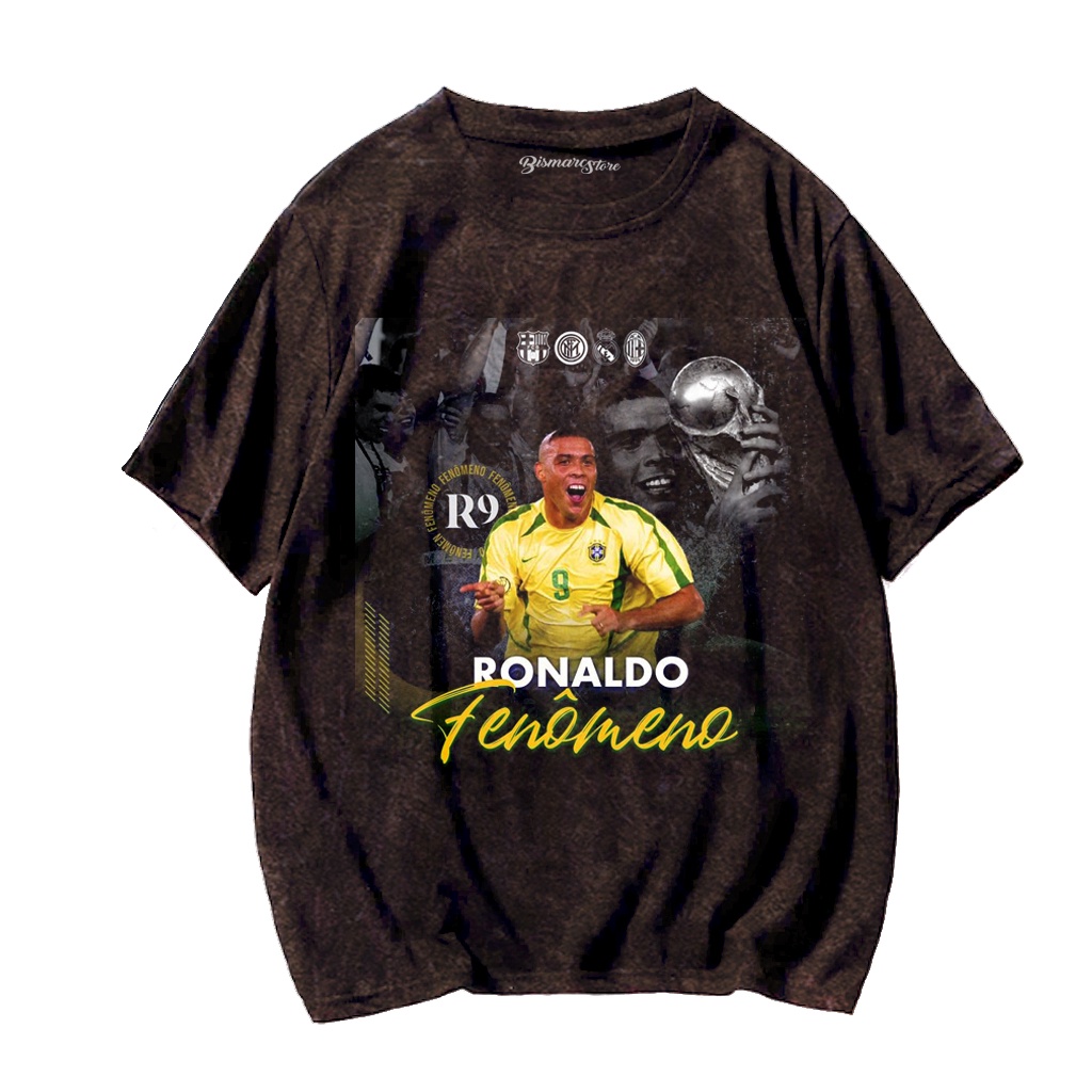 Kaos bola Ronaldo Nazario Premium Tshirt