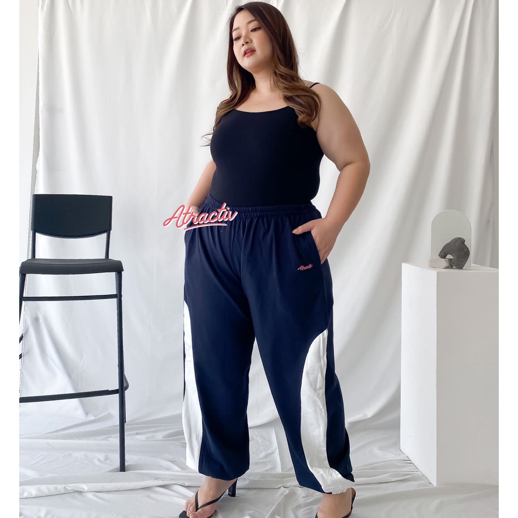 ATRACTIV Celana Training Jumbo Wanita Celana Olahraga Jumbo Celana Training Jogger Jumbo Celana Jogger Jumbo Wanita-4