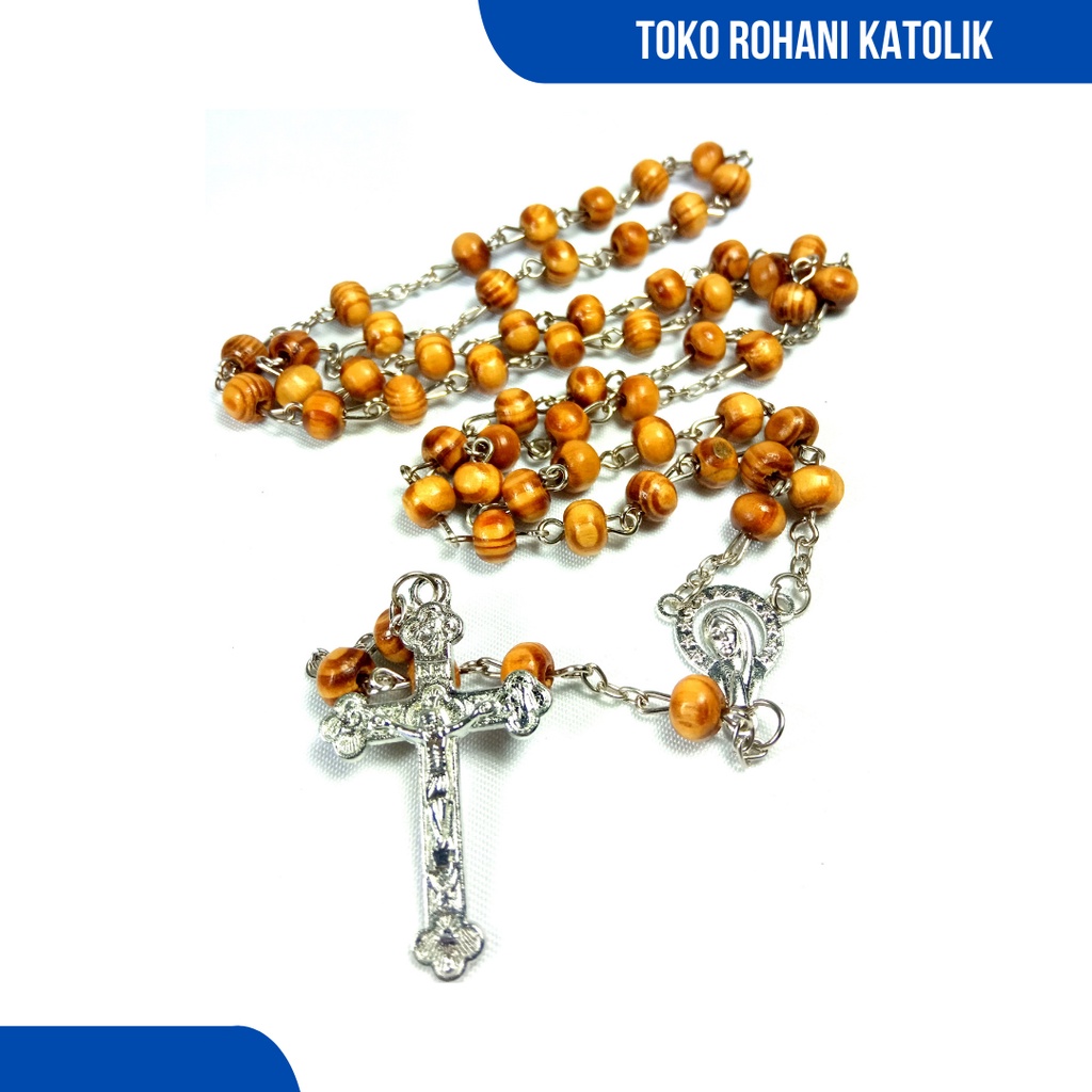 ROSARIO KALUNG POLOS / ROSARIO BULIR KAYU / ROSARIO MURAH