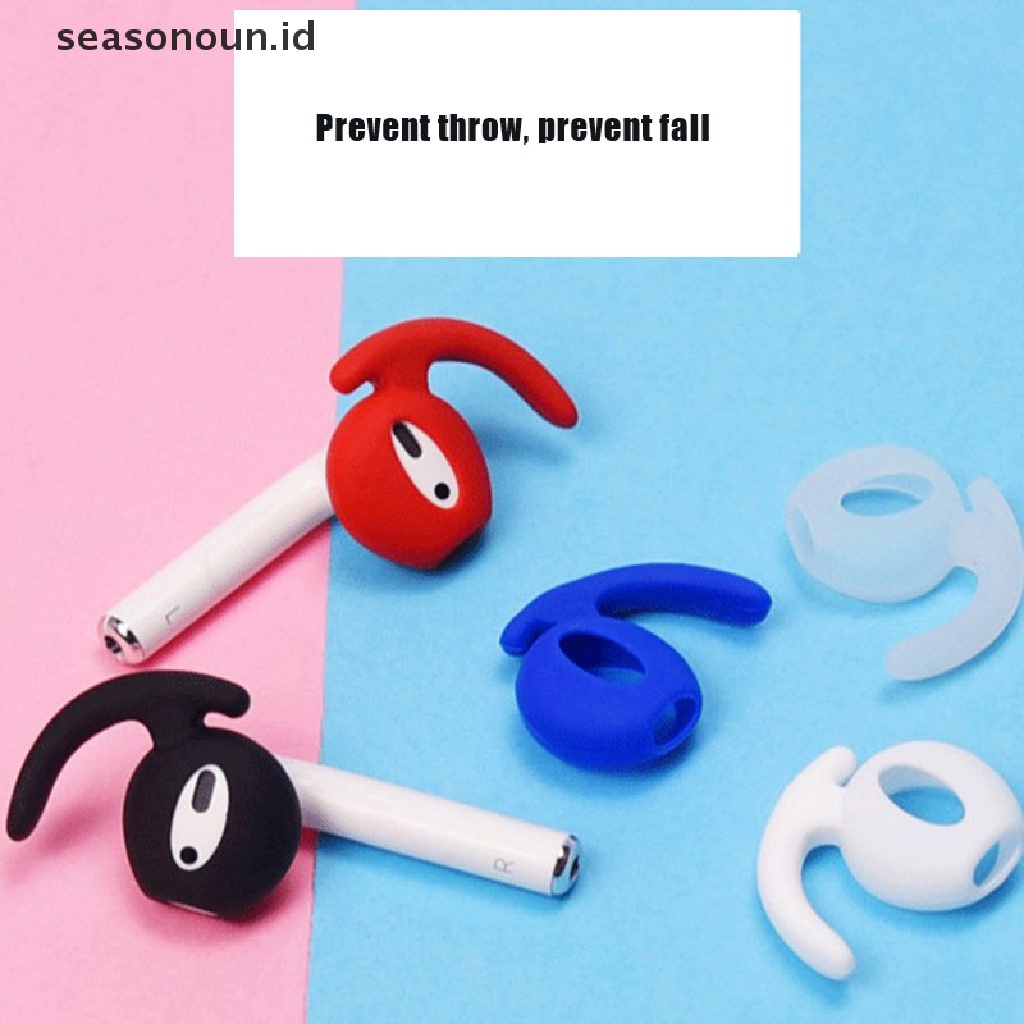 (seasonoun) 1 Pasang Kait Telinga Bahan Karet Lembut Untuk Earphone AirPods Pro