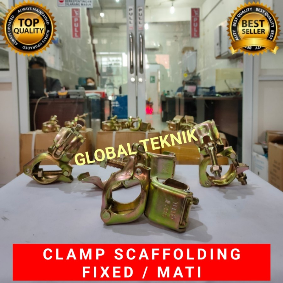 klem pipa besi steger mati Scaffolding klem coupler mati fixed