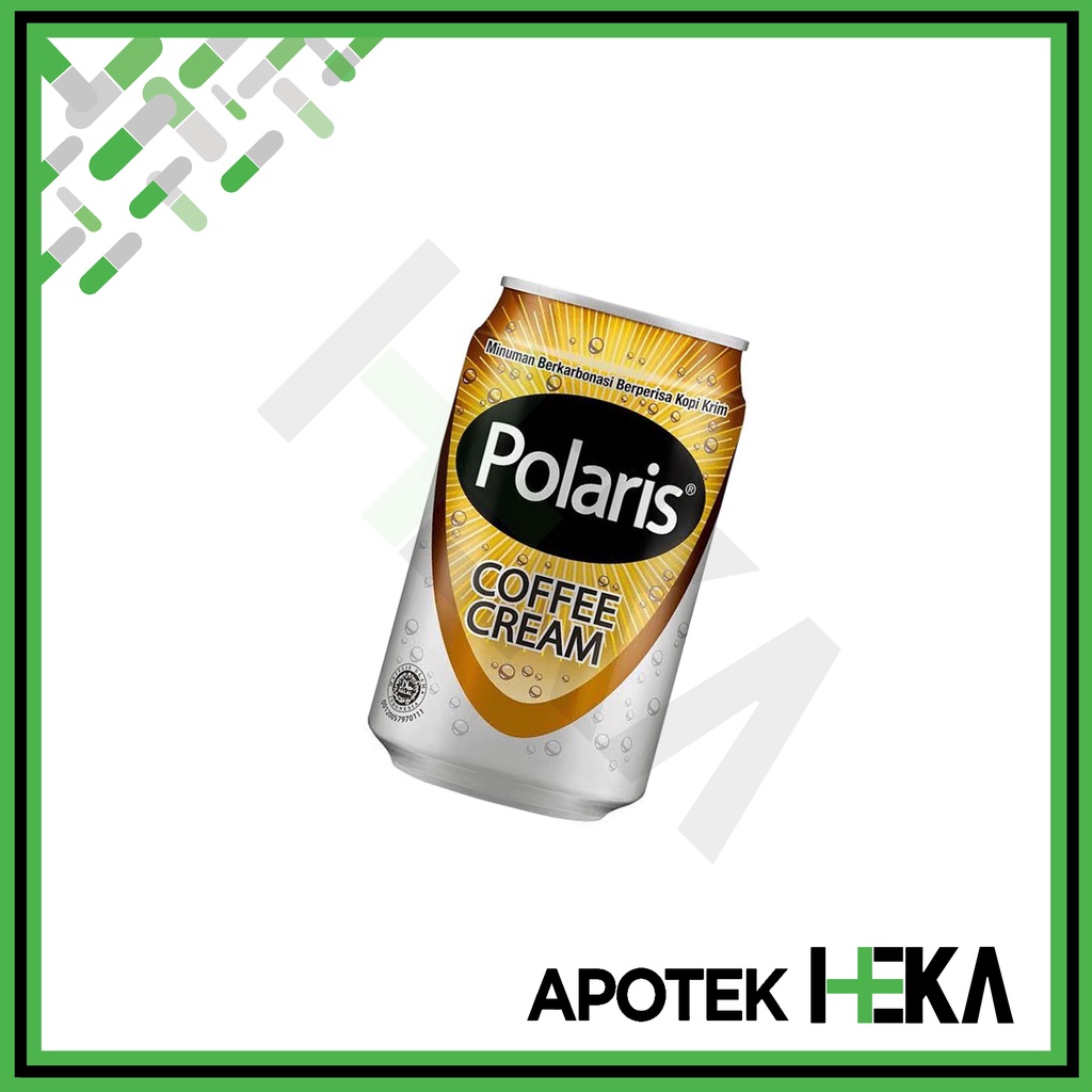 Polaris Coffee Cream Kaleng 330 ml Minuman Kopi Krim Bersoda Segar (SEMARANG)