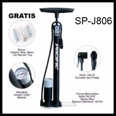 Jual Pompa Ban Sepeda Motor Lantai Floor Bicycle Pump Pacific Shopee Indonesia