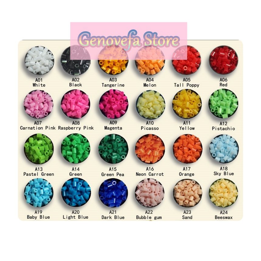 5.000 Pcs - Hama Beads / Beads Perler / Mini Beads ukuran 2,6mm