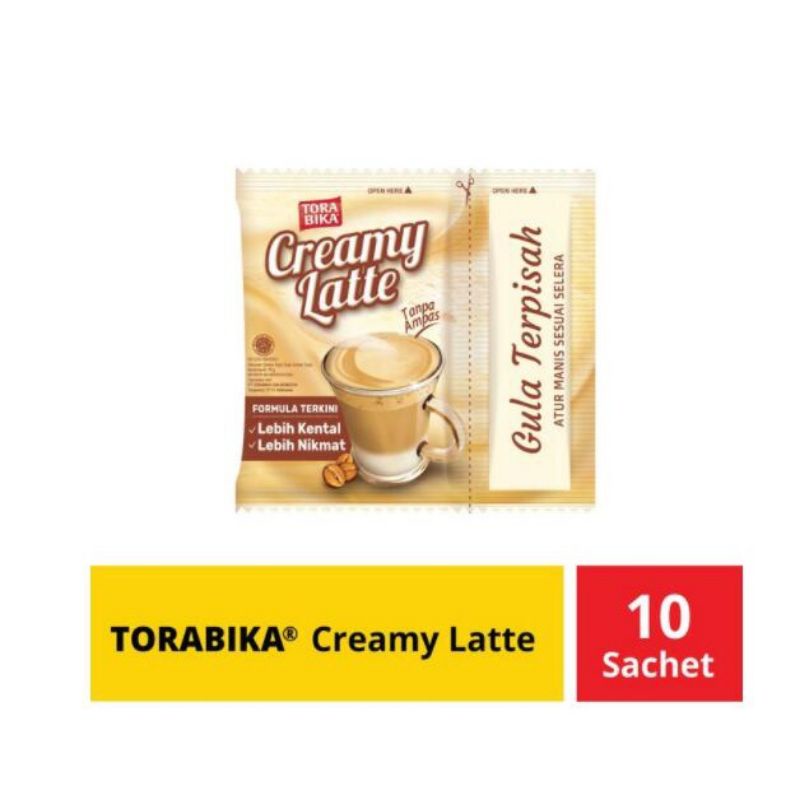 

TORABIKA Creamy Latte Renceng ( 10pcsx 25gr ) / Kopi Bubuk Kemasan