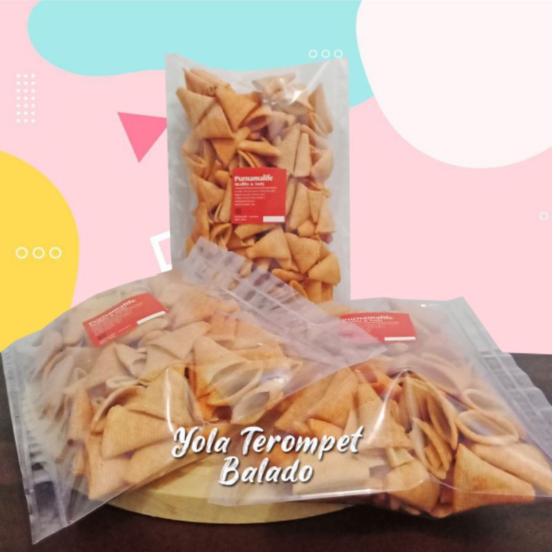 

Camilan yola terompet gurih renyah l purnamalife