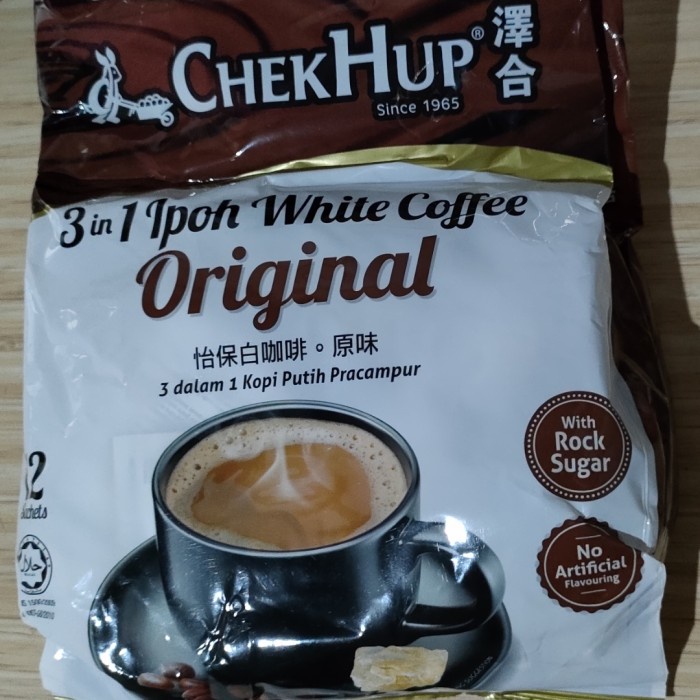 

(BISA COD) White coffee 3in1 original chek hup ipoh 12sachet - original