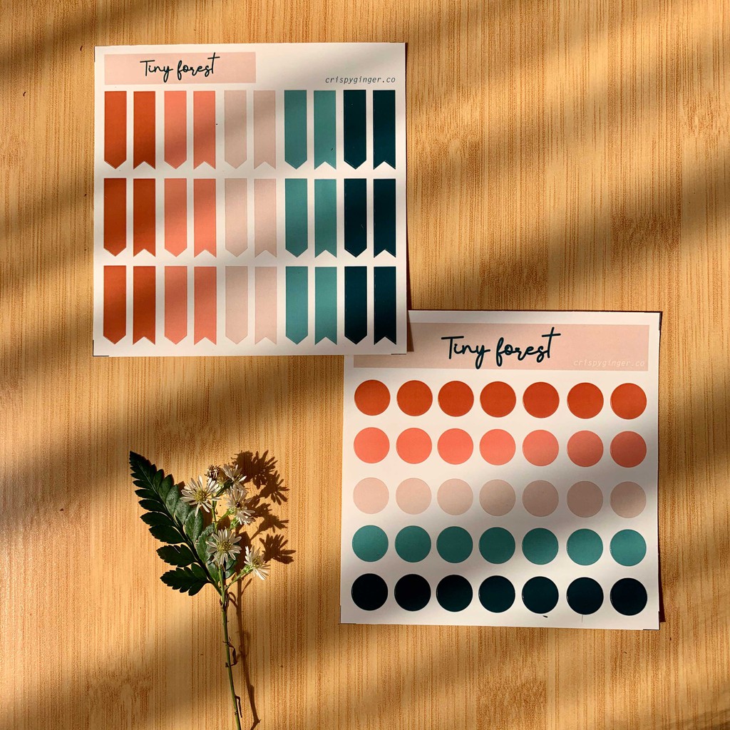 

Tiny Forest - Color Palette Sticker Sheet