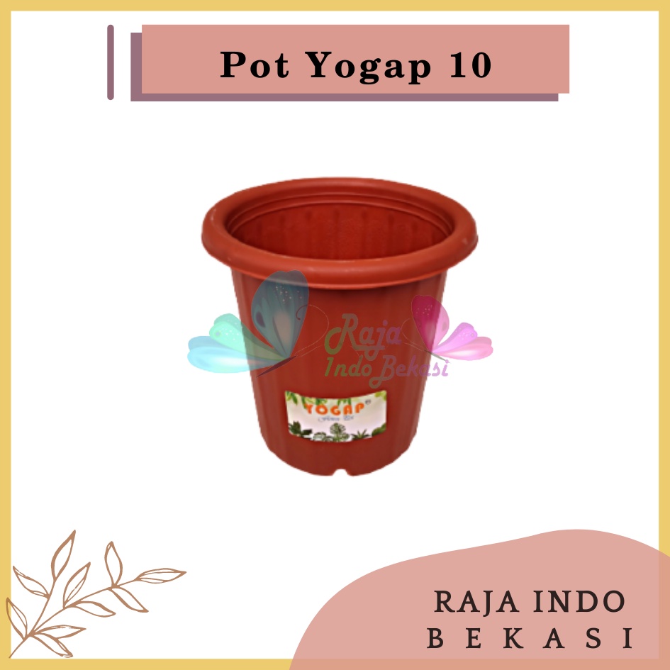 Pot Yogap 10 Merah Bata Coklat Bata Tinggi Tebal Berkualitas Pot Yogap 10 13 15 17 18 Murah