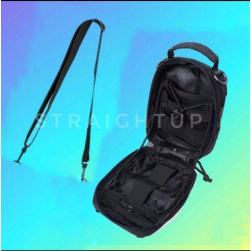 Tas P3K Tactical Army Black Tas Poket First Aid Hightquality