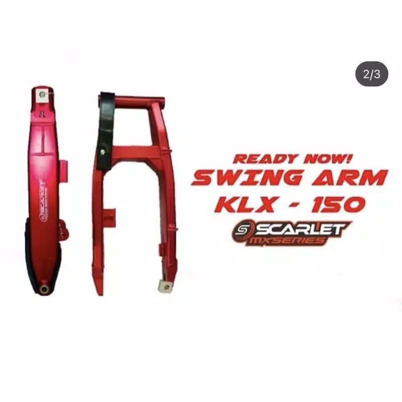 sasis motor kawasaki klx swing arm klx 150 garpu klx 150 scarlet racing