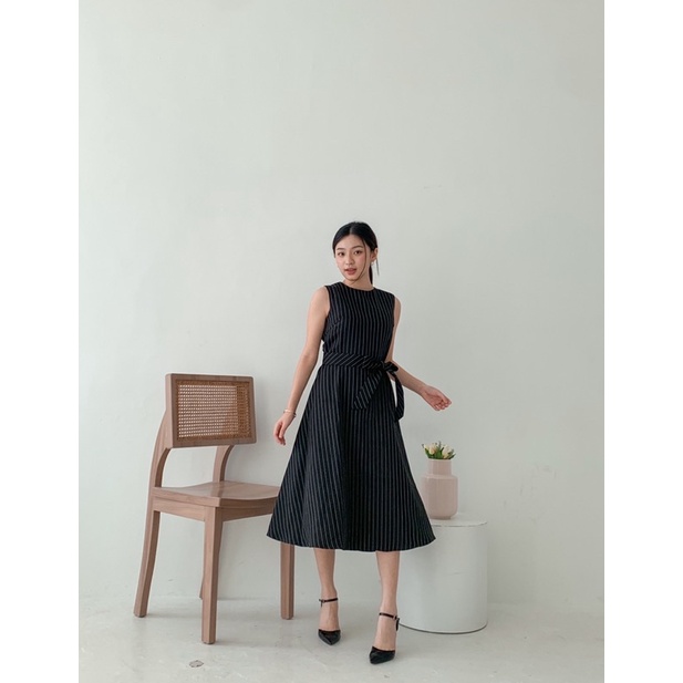Natalie dress - drees dres natal kondangan korea wanita perempuan cewe cewek kekinian