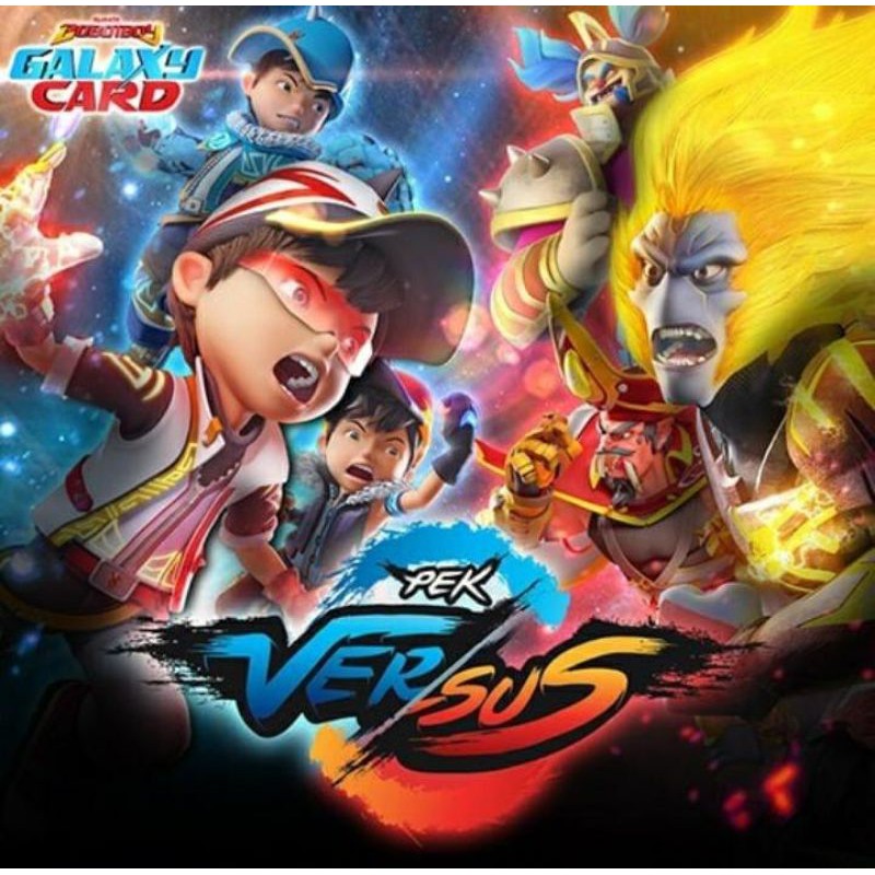 Boboiboy Galaxy Card Set : Pek Versus (54 Cards)