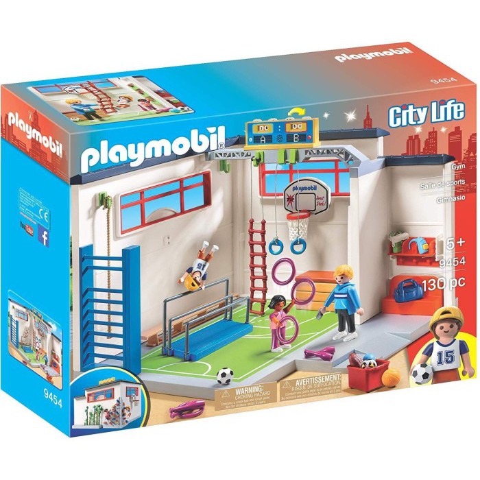 PLAYMOBIL CITY LIFE GYM BASKETBALL ORIGINAL PLAYMOBIL 9454