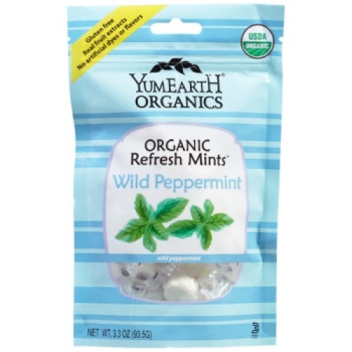 

Yummy Earth, Organic Refresh Mints, Wild Peppermint,(93.5 g)