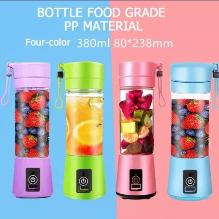 botol juicer blender portable 4 mata pisau /blender portable /blender /juicer/juicer portable