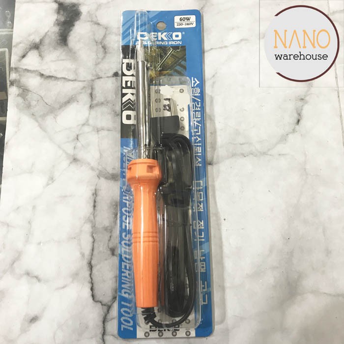 Solder Dekko 60w ORIGINAL / Soldering Iron Deko 60 watt